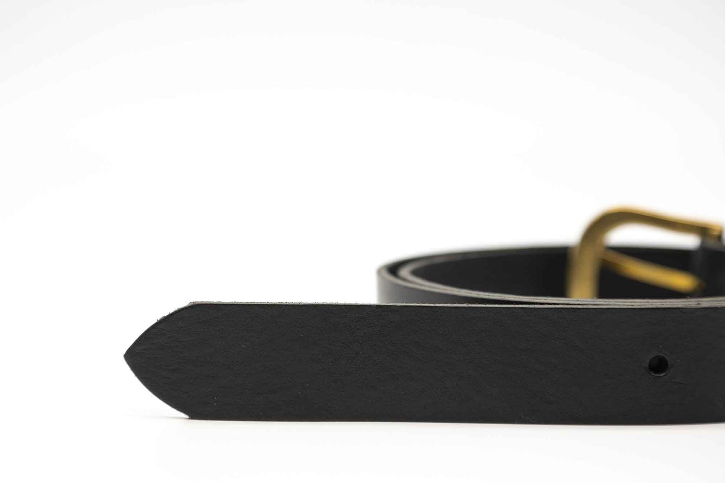 Black Leather Belt