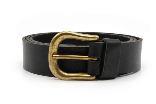 Black Leather Belt